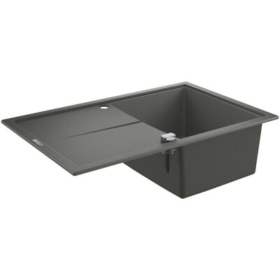 Grohe - K400 Fregadero Quartz Composite Con Escurridor Reversible, 780x500 Mm, Gris Granito (g31639at0-g) Grohe - K400 Fregadero Quartz Composite Con Escurridor Reversible, 780x500 Mm, Gris Granito (g31639at0-g)