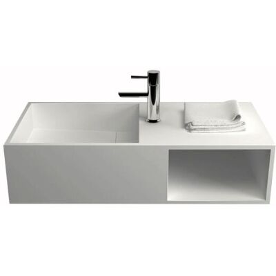AMBRA Ibiza - Mueble Lavabo Suspendido Rectangular - Lavabo AMBRA Ibiza - Mueble Lavabo Suspendido Rectangular - Lavabo