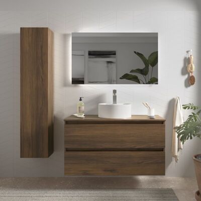 Salgar Set de baño Bequia 100cm - Minimalista, Sostenible, Montado Salgar Set de baño Bequia 100cm - Minimalista, Sostenible, Montado