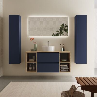 Mueble de baño Salgar Bequia 120cm - Minimalista, Sostenible y Completo Mueble de baño Salgar Bequia 120cm - Minimalista, Sostenible y Completo