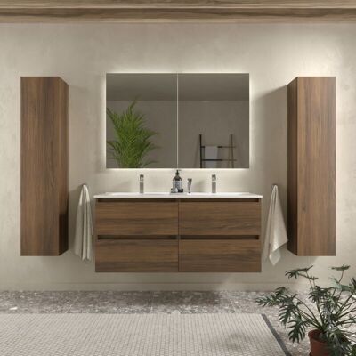 Salgar Mueble de baño Bequia 120cm y lavabo - Diseño minimalista Salgar Mueble de baño Bequia 120cm y lavabo - Diseño minimalista
