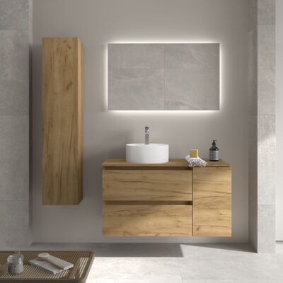 Salgar Roble 90x45x56 - Mueble de baño Salgar Roble 90x45x56 - Mueble de baño