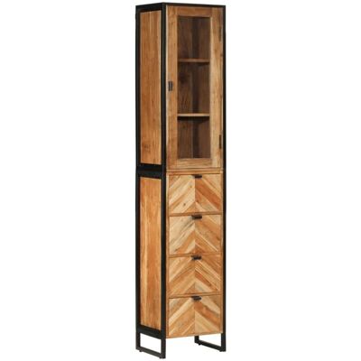 armario de baño marrón vidaXL - Mueble de almacenamiento armario de baño marrón vidaXL - Mueble de almacenamiento