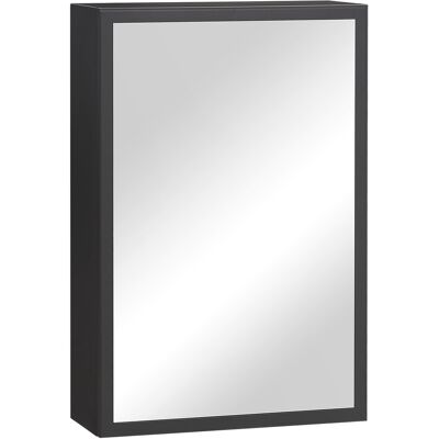 JHY DESIGN Armario De Baño Moderno De Pared Con Espejo, 3 Estantes, Negro, 40 X 15 X 60 Cm, Ideal Para Baños Y Para Ahorrar Espacio De Almacenamiento. JHY DESIGN Armario De Baño Moderno De Pared Con Espejo, 3 Estantes, Negro, 40 X 15 X 60 Cm, Ideal Para Baños Y Para Ahorrar Espacio De Almacenamiento.