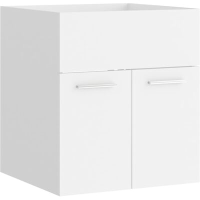 Armario Para Lavabo Madera Contrachapada Blanco 41x38,5x46 Cm Vidaxl Armario Para Lavabo Madera Contrachapada Blanco 41x38,5x46 Cm Vidaxl