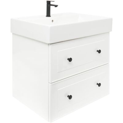 Naturel Mueble De Baño Con Lavabo Naturel Forli 60x45x46 Cm Blanco Brillo (forli60biusat) Naturel Mueble De Baño Con Lavabo Naturel Forli 60x45x46 Cm Blanco Brillo (forli60biusat)