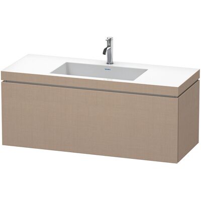 Duravit L-Cube Juego empotrado en la pared Leinen Mate - Juego de lavabo Duravit L-Cube Juego empotrado en la pared Leinen Mate - Juego de lavabo