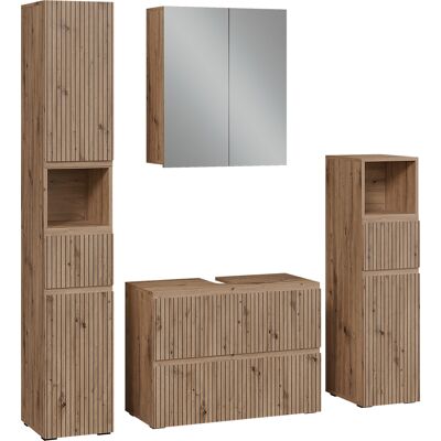Conjunto De Muebles De Baño Takumi, Artesano, 4 Partes, Vicco Conjunto De Muebles De Baño Takumi, Artesano, 4 Partes, Vicco