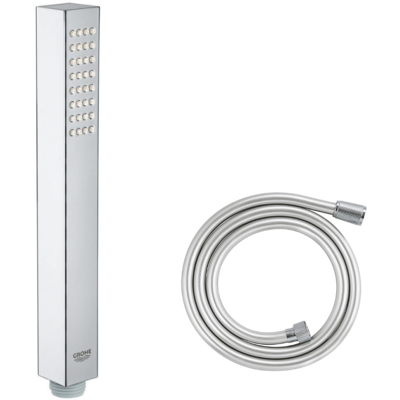 Vitalio Joy Cube Stick Teleducha 1 Chorro Cromado Con Flexo 150 - Grohe Vitalio Joy Cube Stick Teleducha 1 Chorro Cromado Con Flexo 150 - Grohe