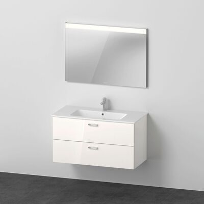 Duravit Xbase - Conjunto de Muebles Montados en Pared con Espejo LED - 1000 mm Duravit Xbase - Conjunto de Muebles Montados en Pared con Espejo LED - 1000 mm