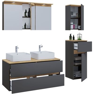 Conjunto De Muebles De Baño Con Lavabo Cosila-a 111 149x151x51 - Vcm Conjunto De Muebles De Baño Con Lavabo Cosila-a 111 149x151x51 - Vcm