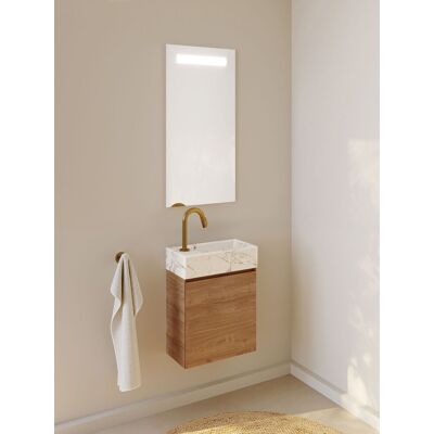 Riho Spring Marble Tiny Set, Lavabos Con Mueble Bajo Lavabo, 1 Riho Spring Marble Tiny Set, Lavabos Con Mueble Bajo Lavabo, 1
