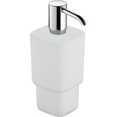Dispensador de loción Elegance de Keuco - Vidrio opalino esmerilado Dispensador de loción Elegance de Keuco - Vidrio opalino esmerilado