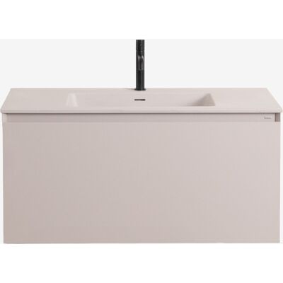 Sklum - Conjunto De Mueble De Baño En Madera Con Lavabo Integrado Macrae Sklum - Conjunto De Mueble De Baño En Madera Con Lavabo Integrado Macrae