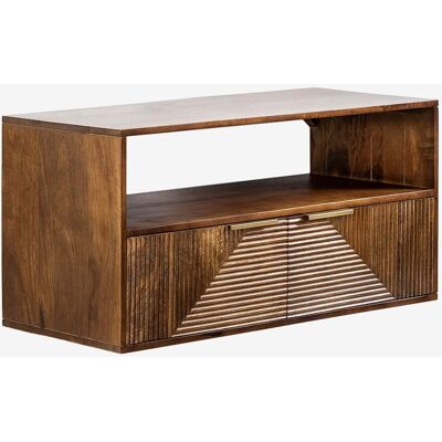 Conjunto De Mueble De Baño Suspendido 90x40 Cm En Madera De Mango Baty Sklum Conjunto De Mueble De Baño Suspendido 90x40 Cm En Madera De Mango Baty Sklum