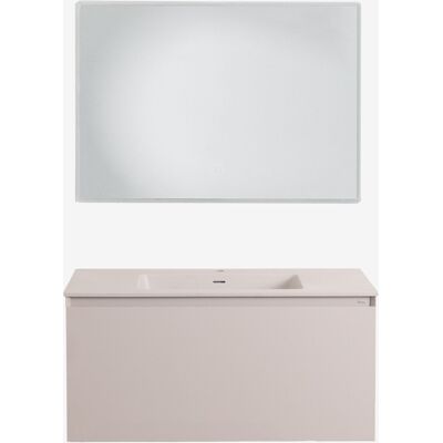 Sklum - Conjunto De Mueble De Baño En Madera Con Lavabo Integrado Macrae Sklum - Conjunto De Mueble De Baño En Madera Con Lavabo Integrado Macrae