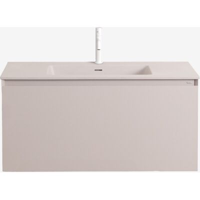 Sklum - Conjunto de mueble de baño en madera con lavabo integrado Macrae Sklum - Conjunto de mueble de baño en madera con lavabo integrado Macrae