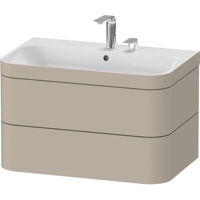 Juego de baño Duravit Taupe Seidenmatt con 2 cajones - HP4637E6060 Juego de baño Duravit Taupe Seidenmatt con 2 cajones - HP4637E6060