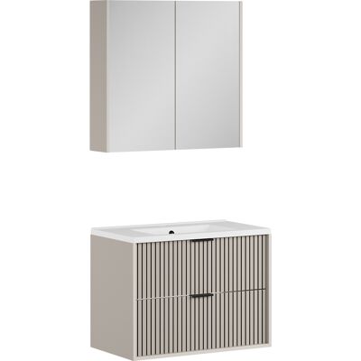 Conjunto De Muebles De Baño De 3 Piezas Ruford, Cachemira, 3 Partes, Vicco Conjunto De Muebles De Baño De 3 Piezas Ruford, Cachemira, 3 Partes, Vicco