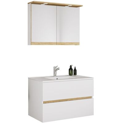 Conjunto De Muebles De Baño Con Lavabo Cosila-i 81 101x81x47 - Vcm Conjunto De Muebles De Baño Con Lavabo Cosila-i 81 101x81x47 - Vcm