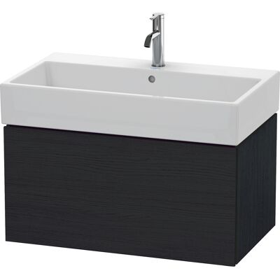 Duravit L-Cube Mueble de lavabo empotrado en la pared - Eiche Schwarz Matte - 78x45cm Duravit L-Cube Mueble de lavabo empotrado en la pared - Eiche Schwarz Matte - 78x45cm