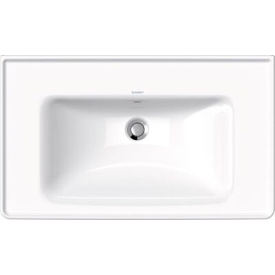 Lavabo Duravit D-Neo de Pared - 800x480mm, Sin Agujero para Grifo, Con Desbordamiento Lavabo Duravit D-Neo de Pared - 800x480mm, Sin Agujero para Grifo, Con Desbordamiento