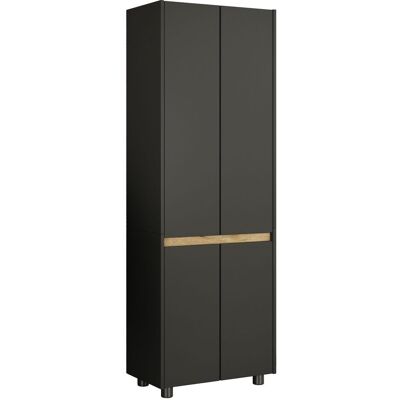 Mueble De Baño Con Armario Alto De 165x57x33 Cm, Cosila 165x57x33 - Vcm Mueble De Baño Con Armario Alto De 165x57x33 Cm, Cosila 165x57x33 - Vcm