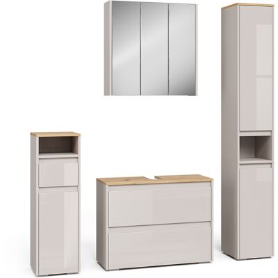 Conjunto De Muebles De Baño Majest, Cachemira/artesanal, 4 Partes, Vicco Conjunto De Muebles De Baño Majest, Cachemira/artesanal, 4 Partes, Vicco