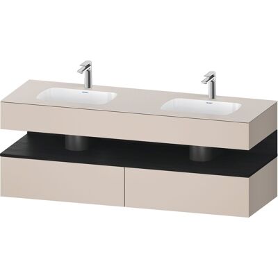 Duravit Taupe Lavabo doble con consola - Fregadero de baño Duravit Taupe Lavabo doble con consola - Fregadero de baño