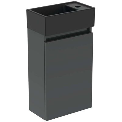 Ideal Standard R0578TI - Paquete de lavabo y mueble gris brillante Ideal Standard R0578TI - Paquete de lavabo y mueble gris brillante