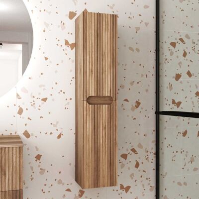 Columna de baño de madera Aurlane - 120cm, 2 puertas, León - Mueble de baño Columna de baño de madera Aurlane - 120cm, 2 puertas, León - Mueble de baño