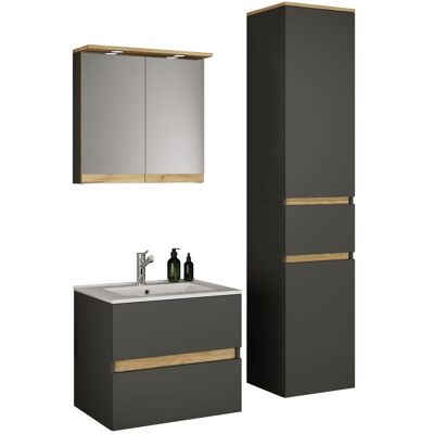 Conjunto De Muebles De Baño Con Lavabo Cosila-i 61 181x101x47 - Vcm Conjunto De Muebles De Baño Con Lavabo Cosila-i 61 181x101x47 - Vcm