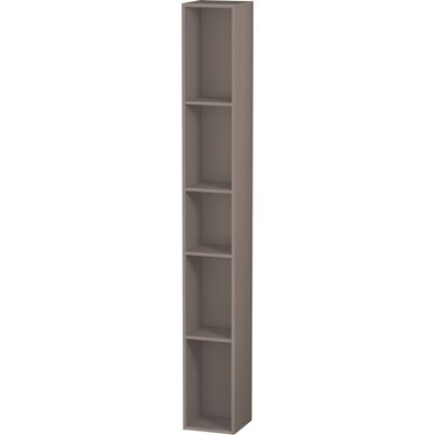 Elemento de Estantería Duravit L-Cube - Basalto Mate - 180x180x1400 mm - 5 Compartimentos Elemento de Estantería Duravit L-Cube - Basalto Mate - 180x180x1400 mm - 5 Compartimentos