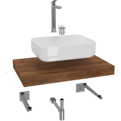 Naturel - Conjunto De Baño Hansgrohe Con Dolce 80x8x50 Cm, Roble Charleston Ksetdo8 Naturel - Conjunto De Baño Hansgrohe Con Dolce 80x8x50 Cm, Roble Charleston Ksetdo8