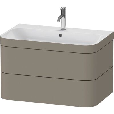 Conjunto C-Bonded de Duravit Happy D.2 Plus - 775 x 490 mm - Gris piedra satinado Conjunto C-Bonded de Duravit Happy D.2 Plus - 775 x 490 mm - Gris piedra satinado