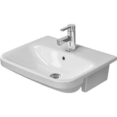 Lavabo Duravit DuraStyle - Blanco, 55x45.5cm, Un orificio para grifo - Cerámica sanitaria Lavabo Duravit DuraStyle - Blanco, 55x45.5cm, Un orificio para grifo - Cerámica sanitaria
