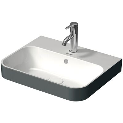 Lavabo de Pared Duravit Blanco / Antracita Mate - Rectangular Lavabo de Pared Duravit Blanco / Antracita Mate - Rectangular