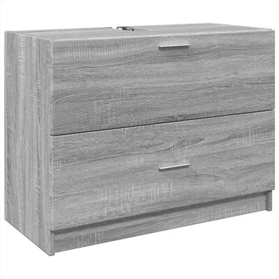 HELLOSHOP26 Armario De Lavabo Moderno Con Gran Espacio De Almacenamiento 78 X 37 X 59 Cm De Madera Contrachapada Gris 020049539 HELLOSHOP26 Armario De Lavabo Moderno Con Gran Espacio De Almacenamiento 78 X 37 X 59 Cm De Madera Contrachapada Gris 020049539