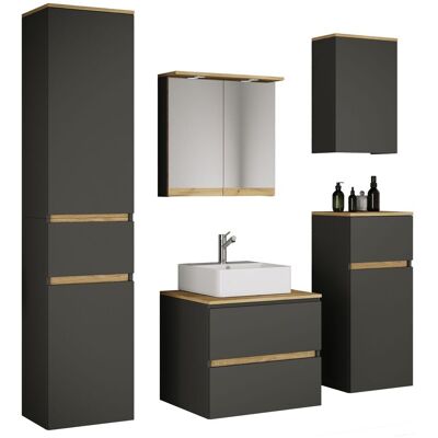 Conjunto De Muebles De Baño Con Lavabo Cosila-a 60 180x140x51 - Vcm Conjunto De Muebles De Baño Con Lavabo Cosila-a 60 180x140x51 - Vcm
