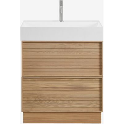 Sklum - Conjunto De Mueble De Baño En Madera Con Lavabo Integrado Jolene Sklum - Conjunto De Mueble De Baño En Madera Con Lavabo Integrado Jolene