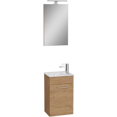 Conjunto de Muebles de Baño Vitra Mia - Montado en Pared, Espejo LED Conjunto de Muebles de Baño Vitra Mia - Montado en Pared, Espejo LED