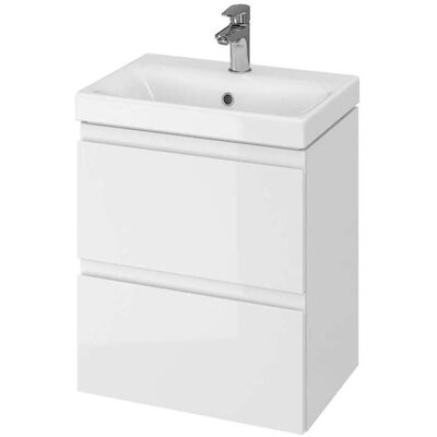 Mueble de baño Cersanit Moduo Slim - 49.5x62x34.5 cm, Blanco Mueble de baño Cersanit Moduo Slim - 49.5x62x34.5 cm, Blanco