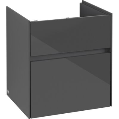 Villeroy & Boch Collaro Mueble de lavabo - Gris Brillante - 2 Cajones Villeroy & Boch Collaro Mueble de lavabo - Gris Brillante - 2 Cajones