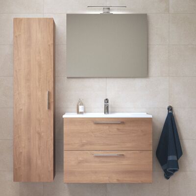 Vitra - Conjunto Mueble de baño Mia - 79x61x39.5 cm - Roble Vitra - Conjunto Mueble de baño Mia - 79x61x39.5 cm - Roble