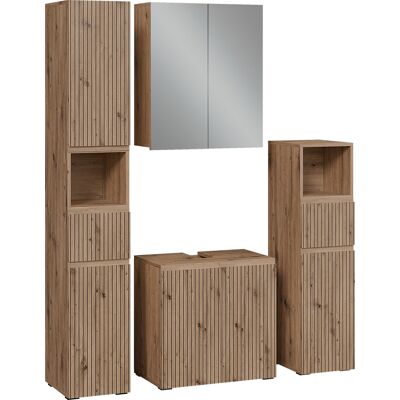 Conjunto De Muebles De Baño Takumi, Artesano, 4 Partes, Vicco Conjunto De Muebles De Baño Takumi, Artesano, 4 Partes, Vicco