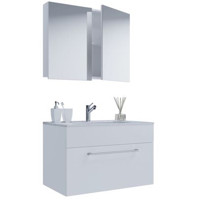 Conjunto de Muebles de Baño VCM Badinos 914817 Blanco - 80cm Conjunto de Muebles de Baño VCM Badinos 914817 Blanco - 80cm