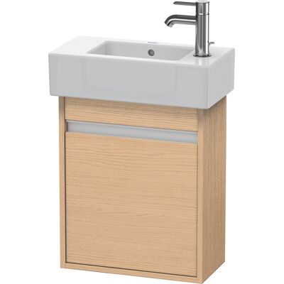 Mueble lavabo Duravit Ketho colgado en pared - Eiche Natural, Puerta derecha, 450x225x550 mm Mueble lavabo Duravit Ketho colgado en pared - Eiche Natural, Puerta derecha, 450x225x550 mm