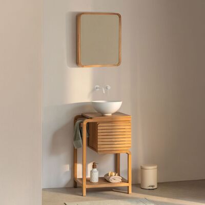 Conjunto De Mueble De Baño En Madera De Teca Bradley Sklum Conjunto De Mueble De Baño En Madera De Teca Bradley Sklum