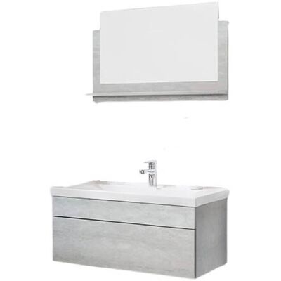 Home Deluxe - Conjunto Completo De Muebles De Baño Wangerooge Big Color: Gris, Talla: M Home Deluxe - Conjunto Completo De Muebles De Baño Wangerooge Big Color: Gris, Talla: M