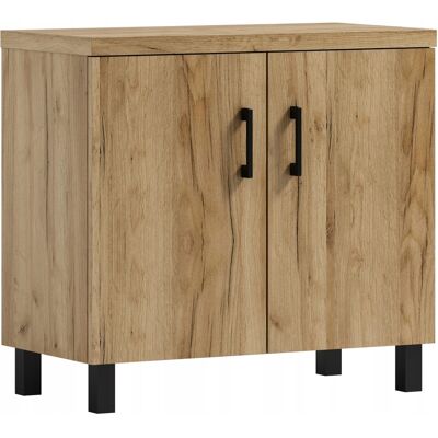 OEM Mueble Para Lavabo De Baño Roco 50, Roble Artesanal Dorado OEM Mueble Para Lavabo De Baño Roco 50, Roble Artesanal Dorado